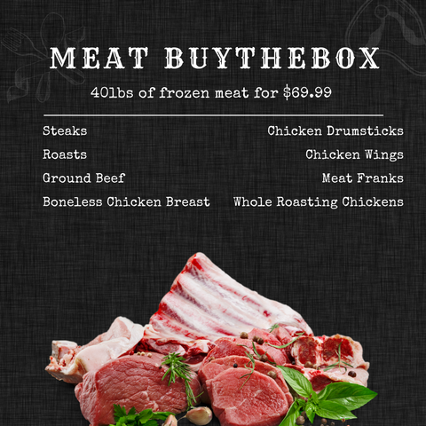 Meat BuyTheBox, 40LBs