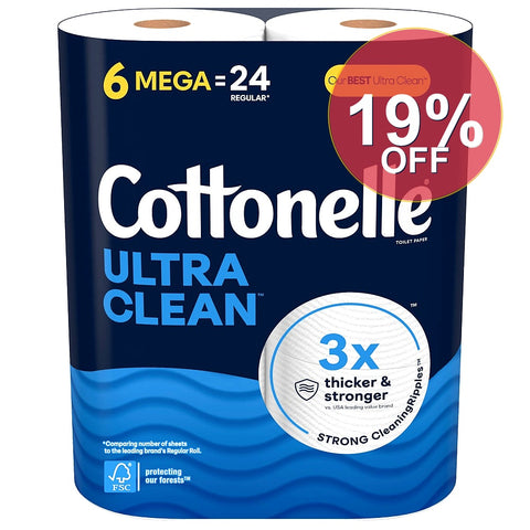 Cottonelle Tissue,toilet,ucl,mr,36rl 55699 - All | 6 Pack