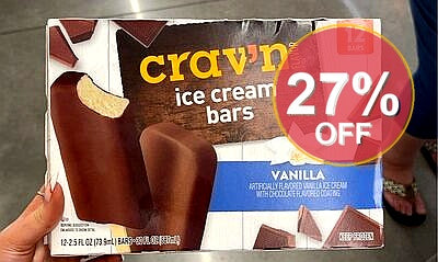 Vanilla Ice Cream Bars | 72 Pack