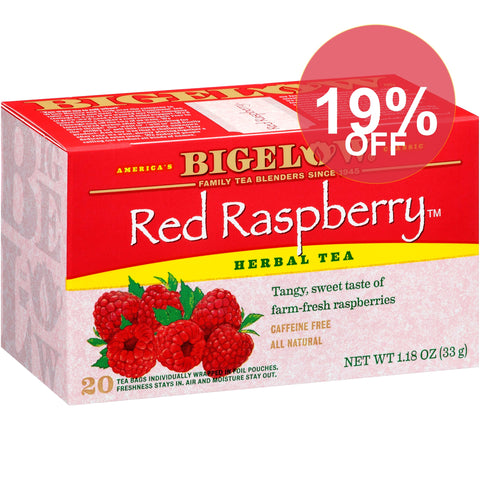 Tea Red Rspbry 20Bg Case of 6 X 1.18 Oz by Bigelow | 6 Pack