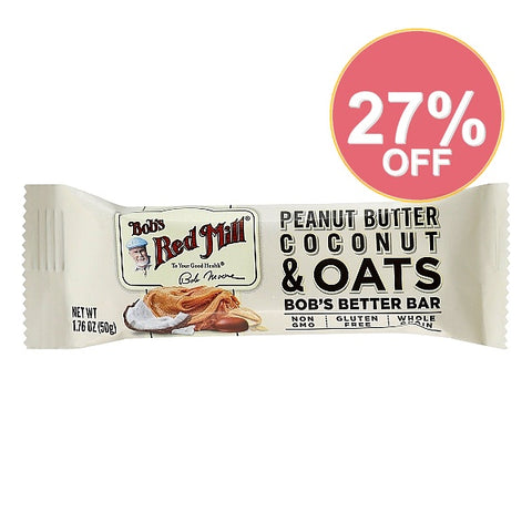 Bar Oat Pnt Btr Coconut Case of 12 X 1.76 Oz by Bobs Red Mill | 12 Pack