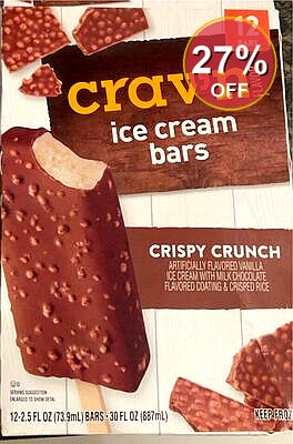 Ice Cream Bars | 72 Pack