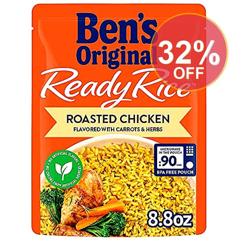 Ben's Original Roasted Chicken Ready Rice, 8.8 Oz | 12 Pack