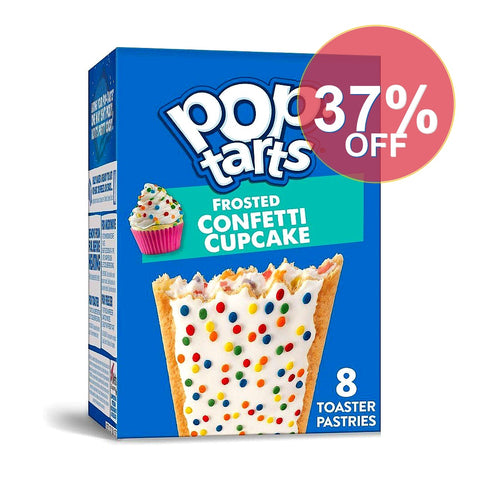 Pop-tarts Toaster Pastries - Frosted Confetti Cupcake, 8 Ct | 12 Pack