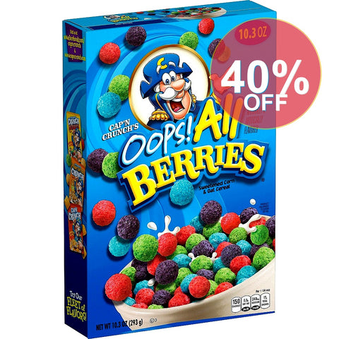 Cap'n Crunch Oops All Berries - 10.3oz | 14 Pack