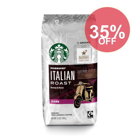 Starbucks Ground Coffee Dark Roast Italian Roast 12 Oz | 6 Pack