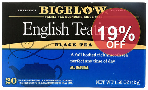 English Teatime Tea Bigelow Teas 20 Bag | 6 Pack