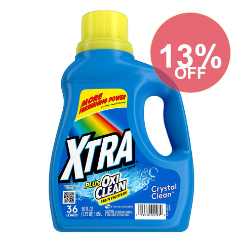 Xtra Plus OxiClean Stain Fighter - 56 Fl Oz | 6 Pack