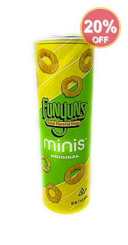 Funyuns Original Onion Flavored Rings Mini Chips 2.8oz - 1 Can | 12 Pack