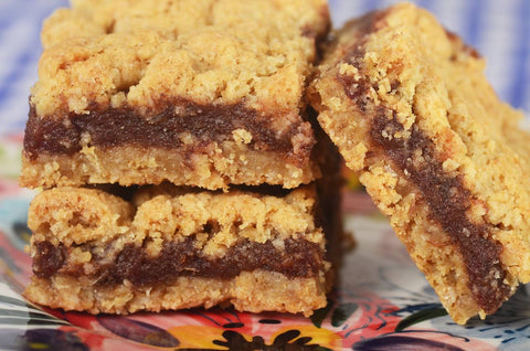 Maine Date Squares-Fresh Baked to Order includes Free Priority Shipping!